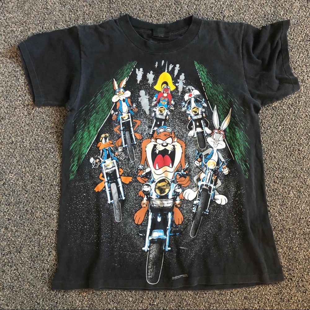 Vintage Looney Tunes Harley Davidson T-shirt
